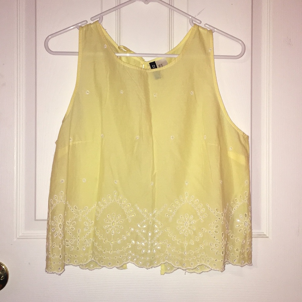 Yellow H&M Tank Top